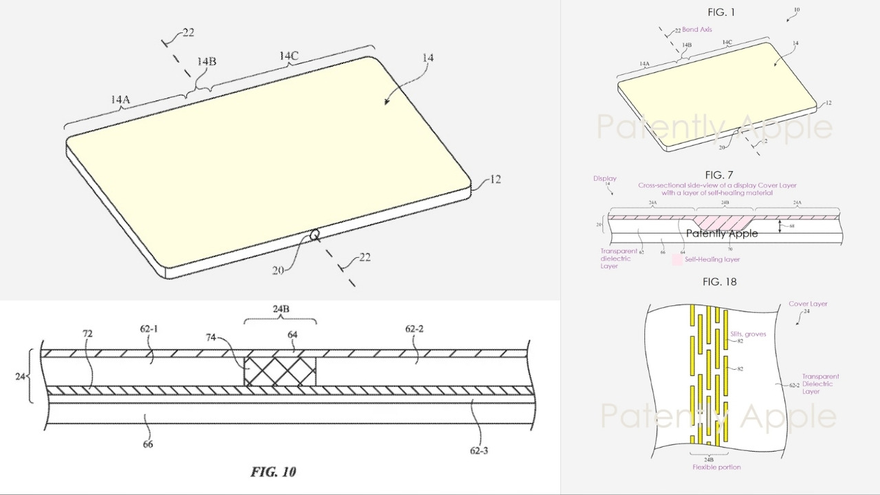 Apple, Kendi Kendini Onaran ve Katlanabilir Cihaz Patentini Aldı