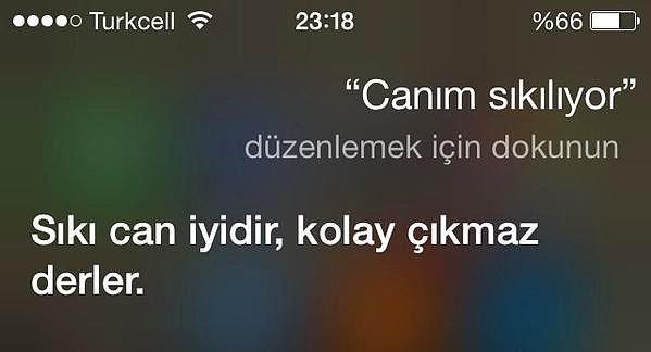 Siri diyaloğu