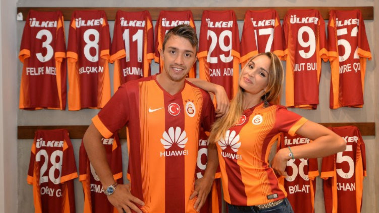 Fernando Muslera ve Patricia Callero