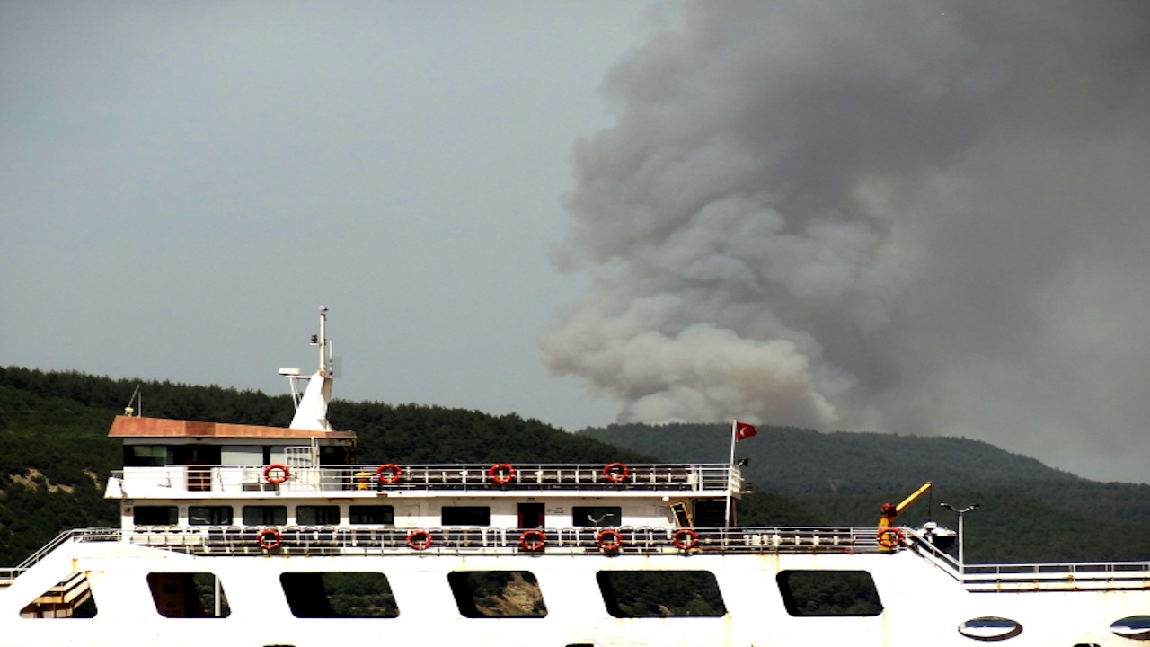 çanakkale orman yangını