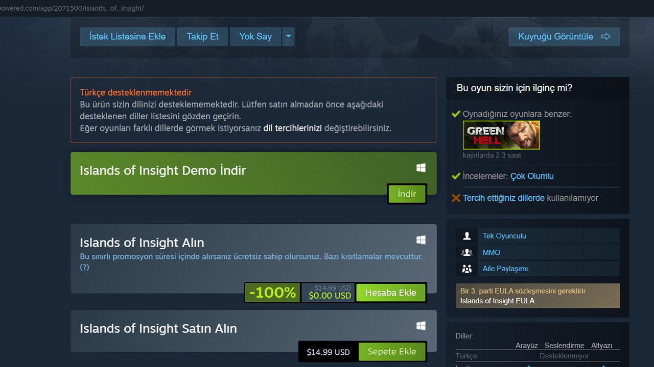  Islands of Insight Steam'de Kısa Süreliğine Ücretsiz!