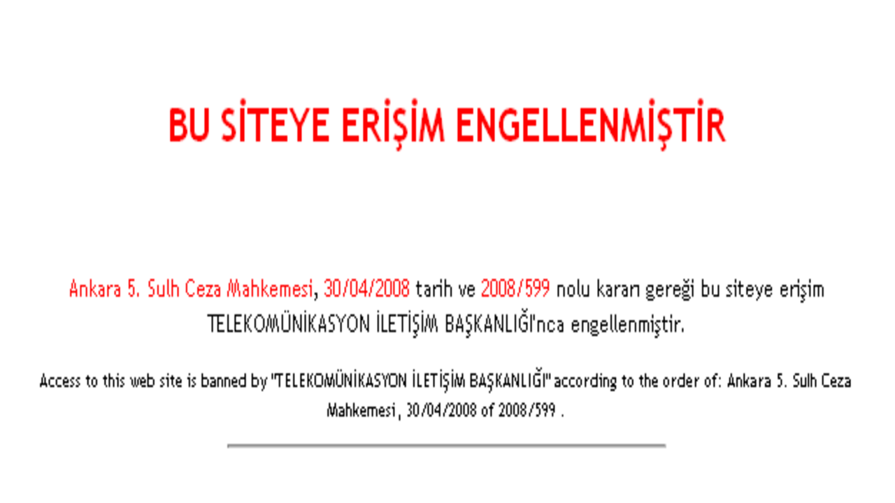 erişim engeli