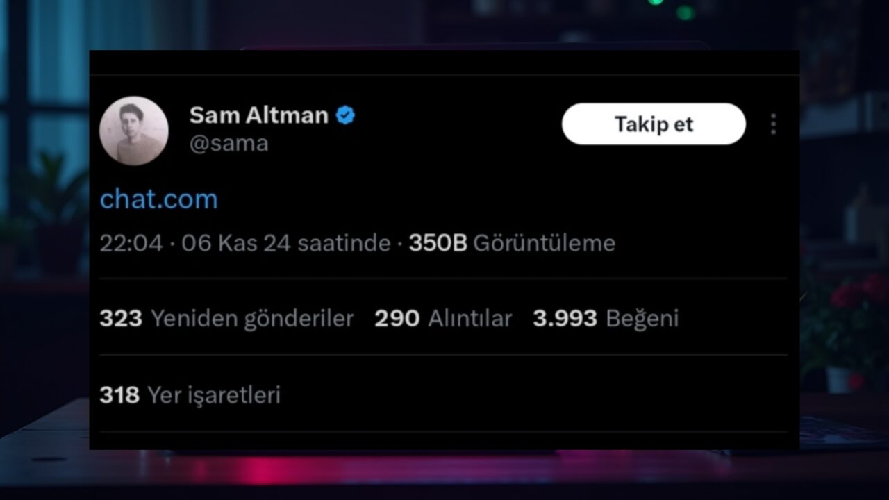 OpenAI, Chat.com Alan Adını Satın Aldı