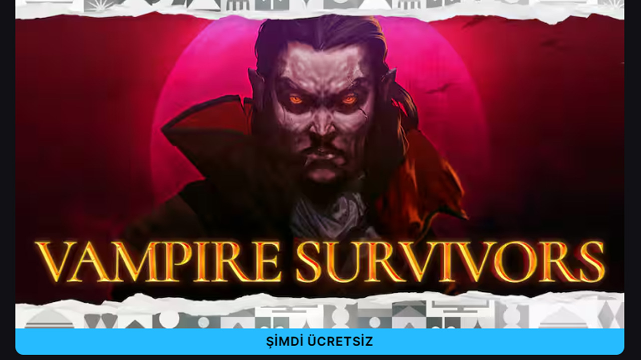 Epic Games’in Bu Hafta Dağıtacağı Gizemli Oyun Belli Oldu: Vampire Survivors