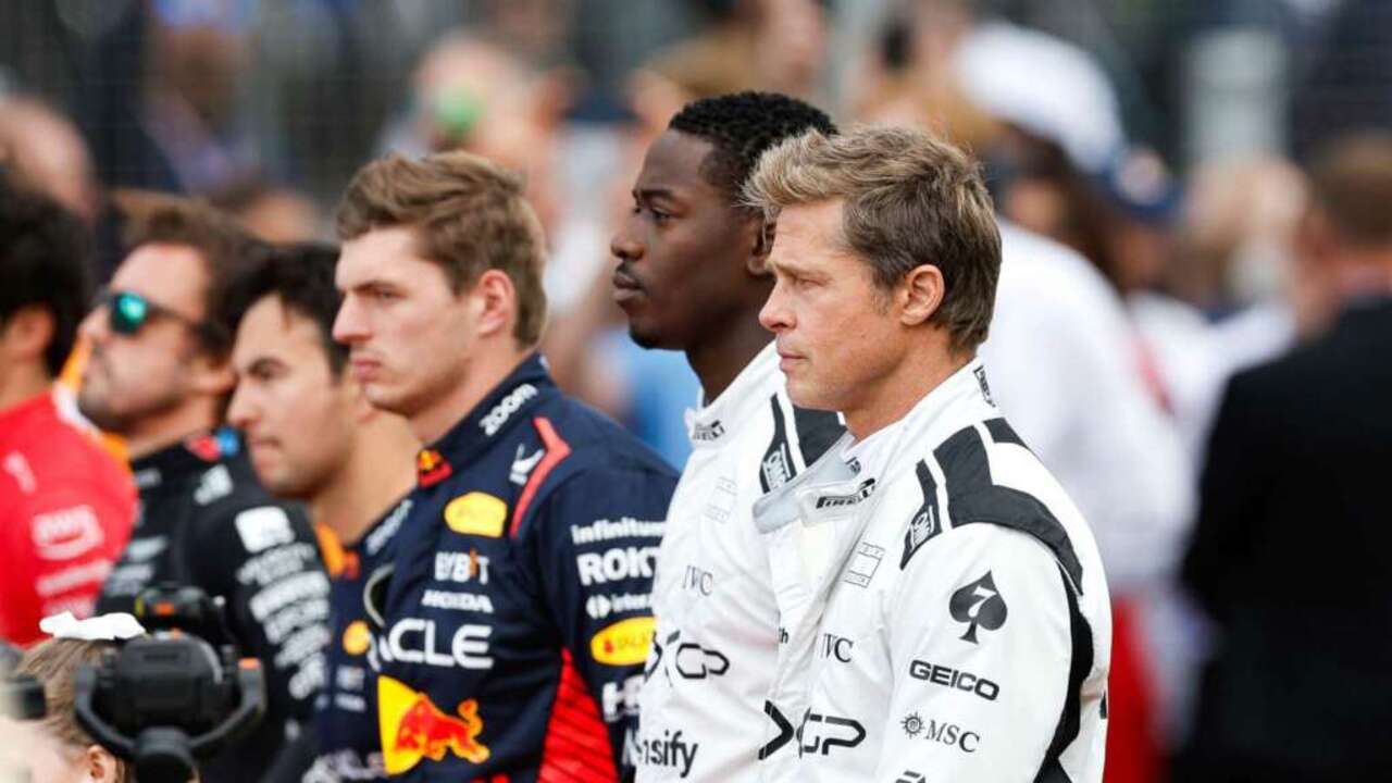 brad pitt f1